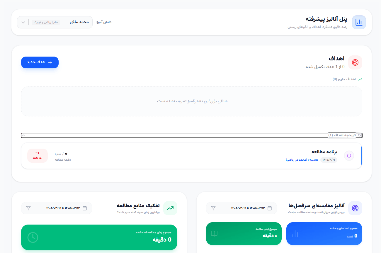 سامانه اختصاصی مرکز مشاوره